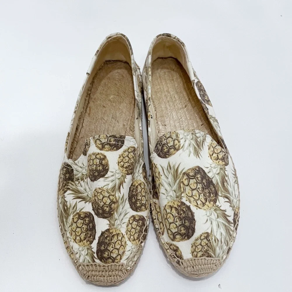 Soludos Pineapple Print Espadrilles Size 8